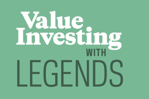 Logo for the Value Investing with Legends podcast