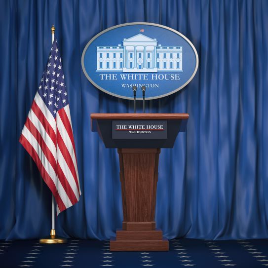 White House lectern 