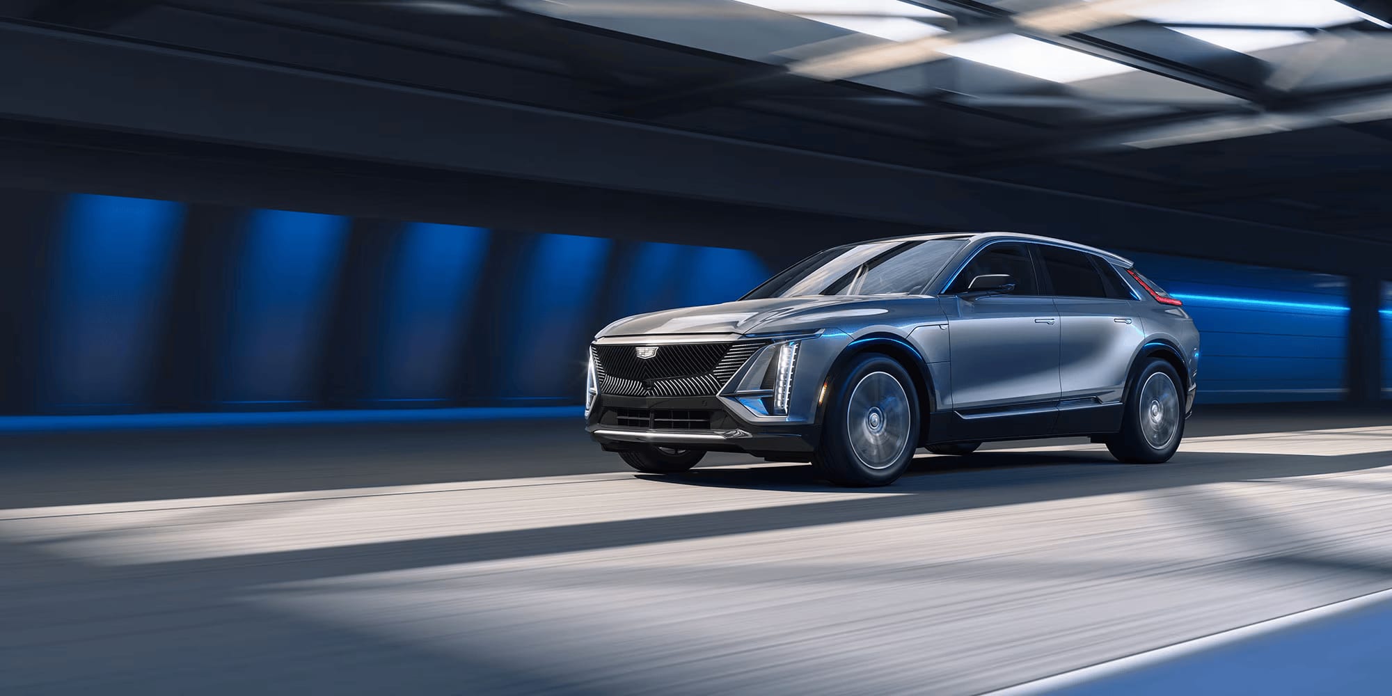 2026 Cadillac LYRIQ-V in tunnel