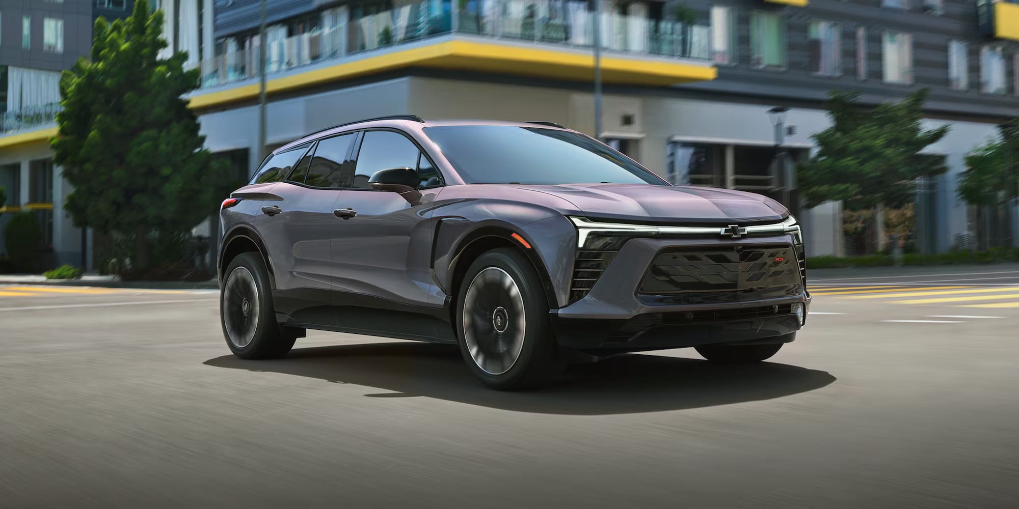 2026 Chevy blazer driving on road