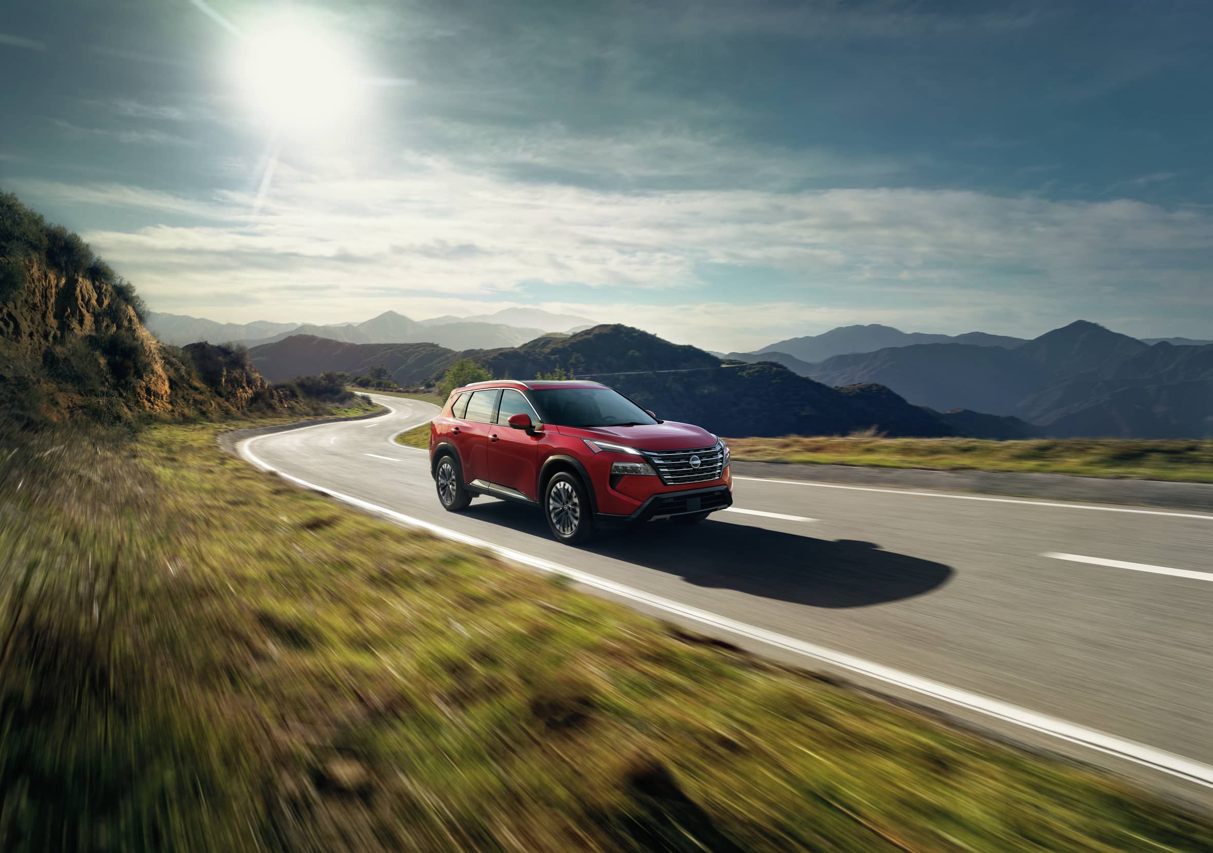 2026 Nissan Rogue driving