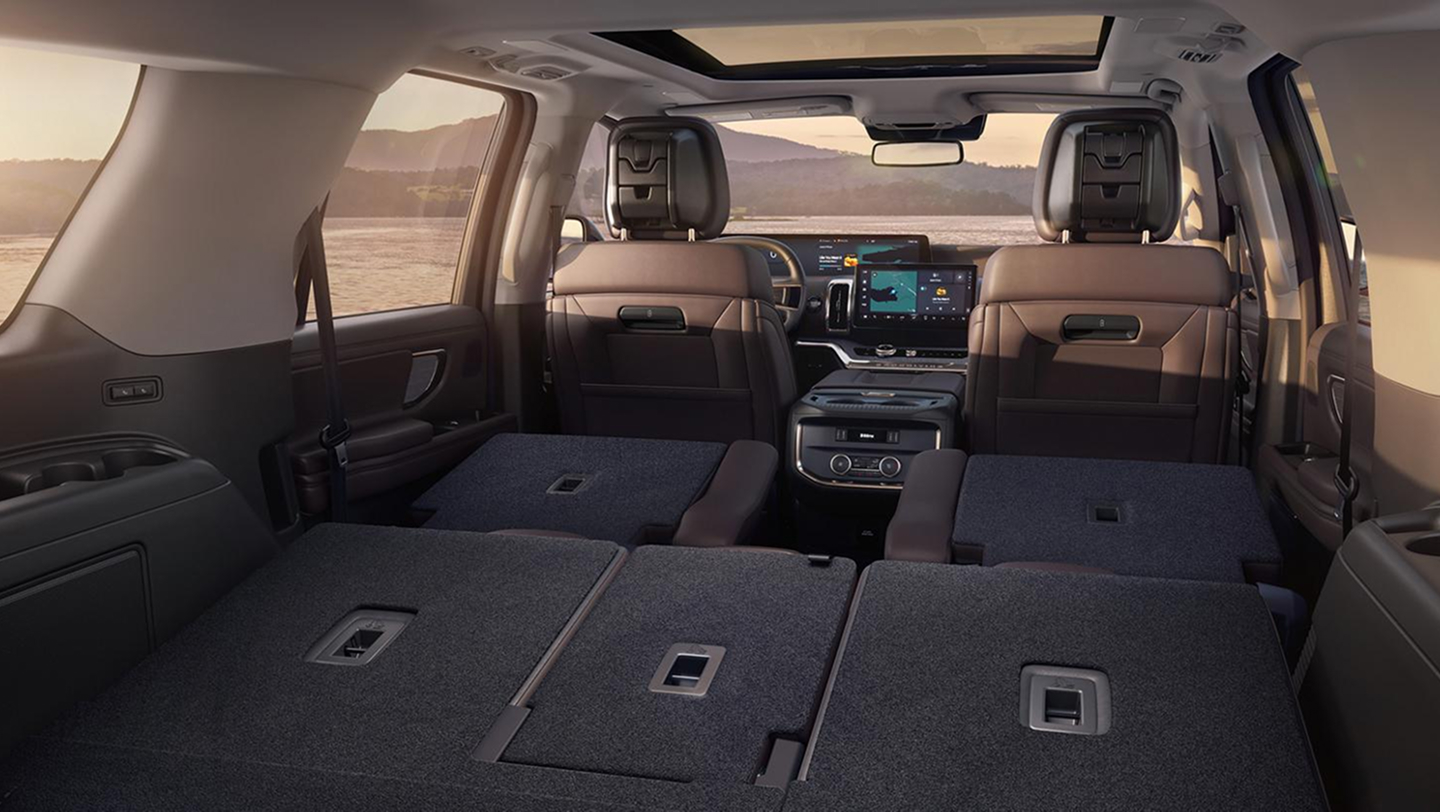 back seats down in expedition
