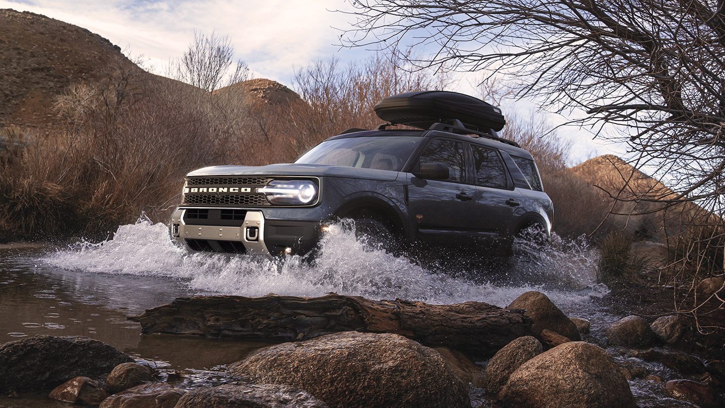 2026 Ford Bronco Sport driving through water