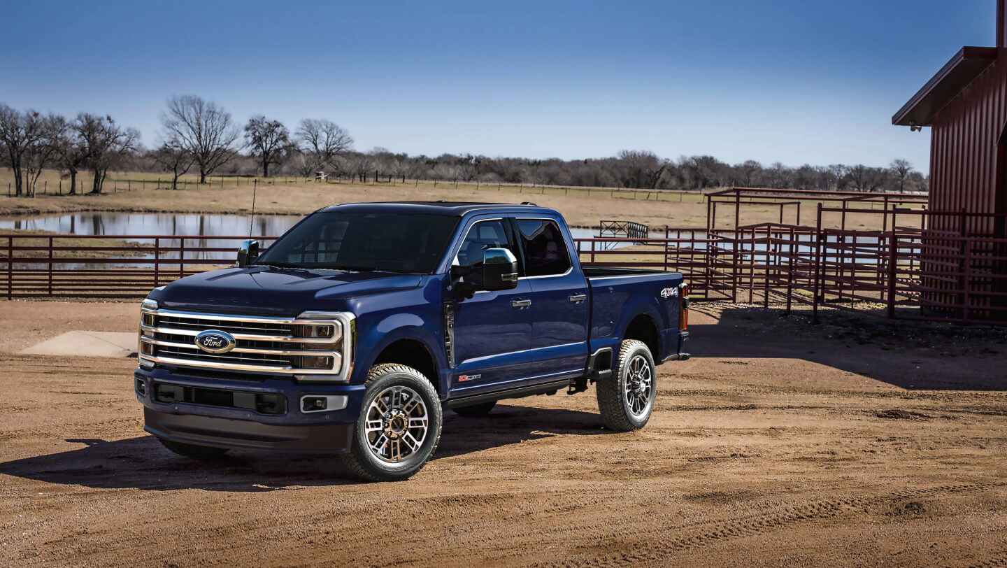 exterior parked in farm 2026 ford superduty f-350