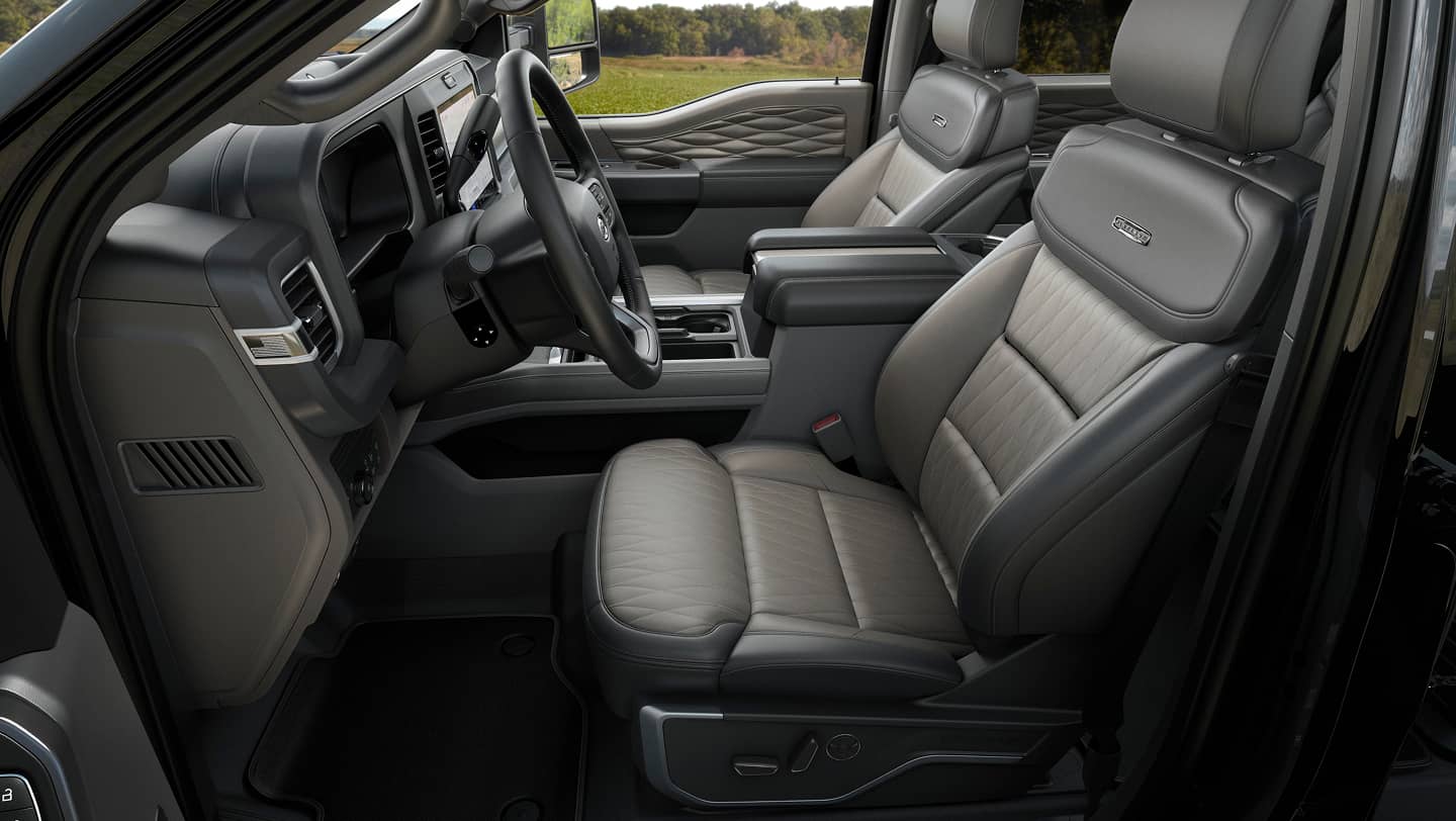 interior of ford super duty f-250