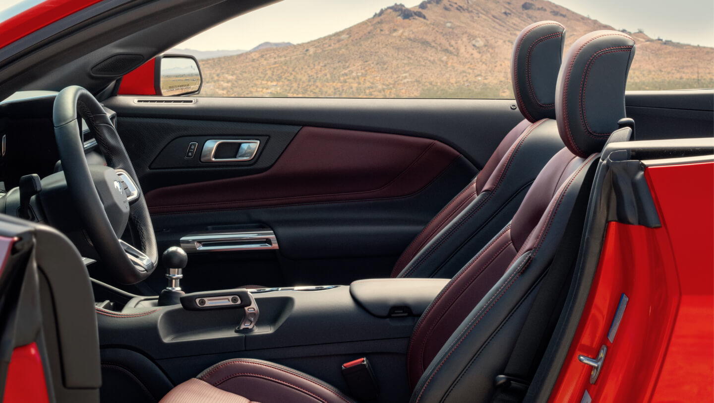 interior 2026 ford mustang front seats 