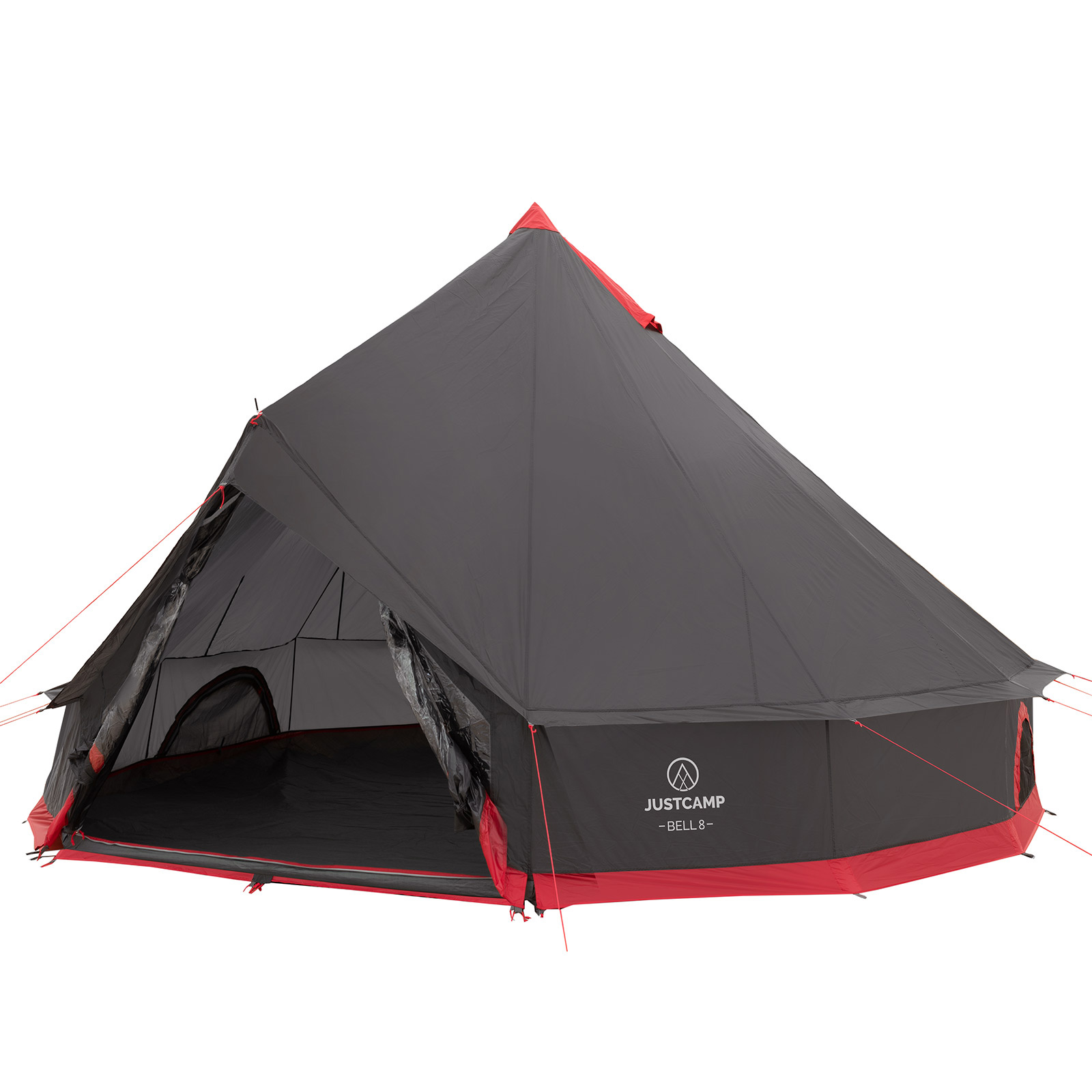 VEVOR 5M Gruppenzelt Bell Zelt Waterproof Sandstein Campingbetten