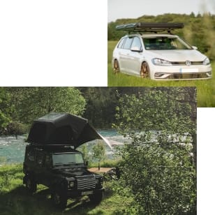 Golf_Variant_und_Defender_mit_Dachzelt_mobile