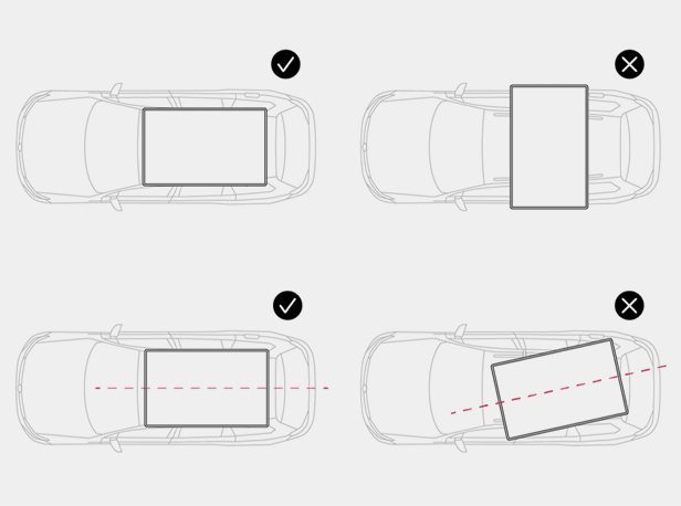 Montage-Ausrichtung-Dachzelt-auf-Autodach-mobile