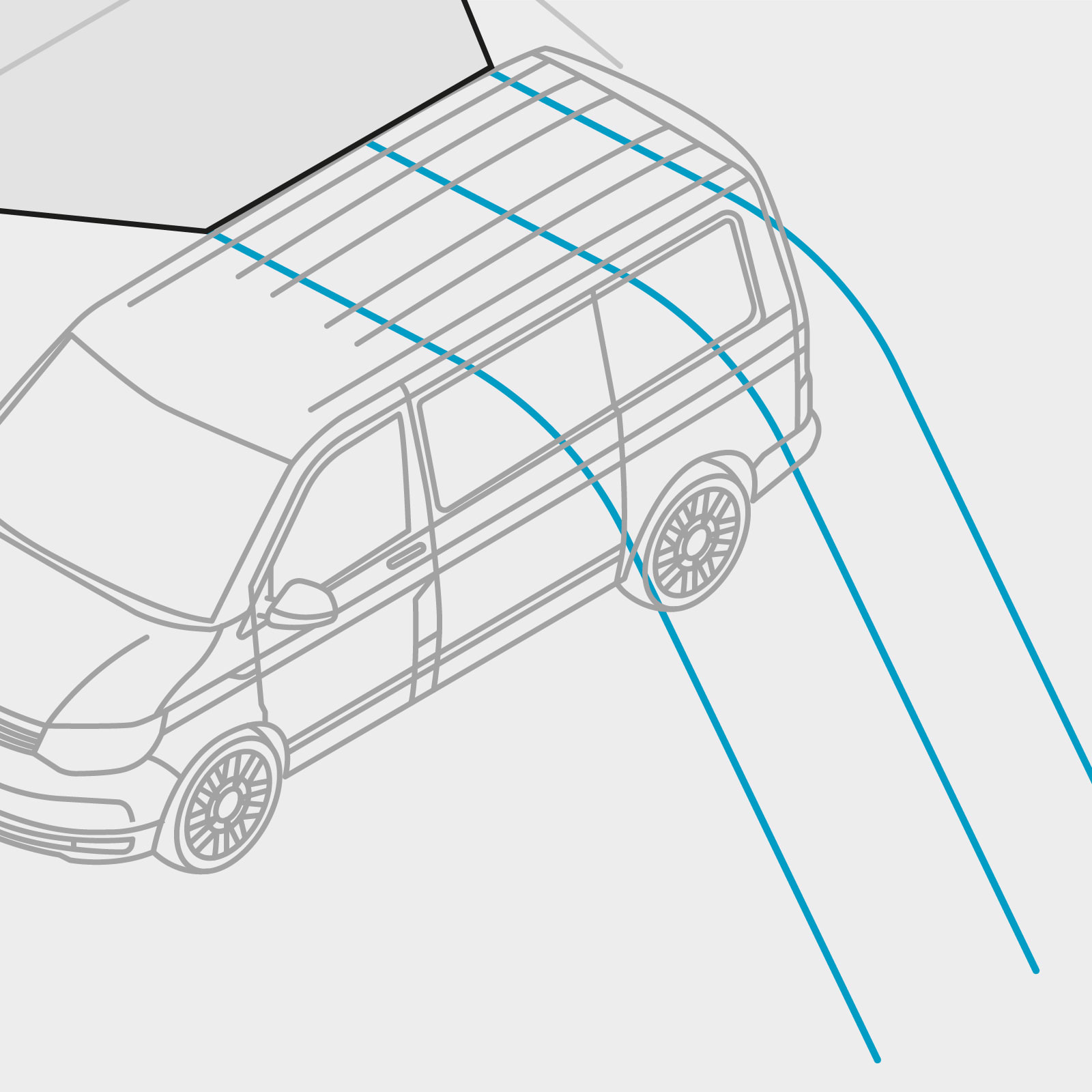 Motor Tarp Bus Sonnensegel [mit Keder] qeedo