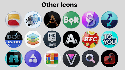 OneUi Glossy Icons screenshot 5