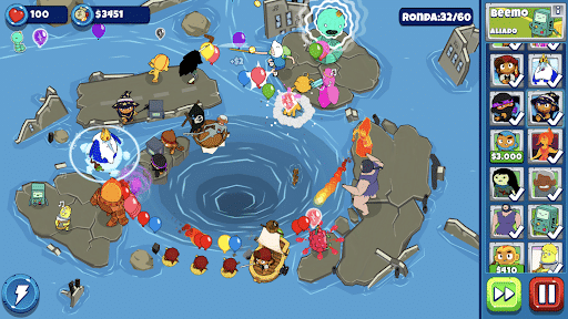 Bloons Adventure Time TD - Dinero ilimitado screenshot 2