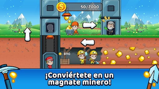 Idle Miner Tycoon - Dinero ilimitado screenshot 1