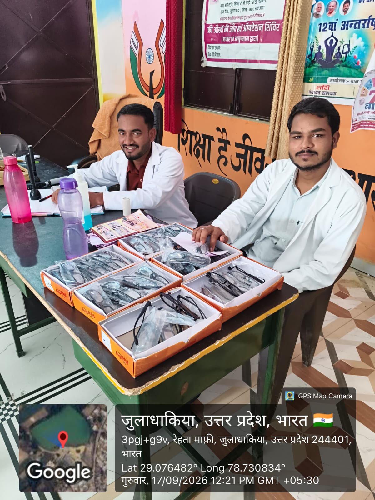 Vision Acuity Testing in Rural UP