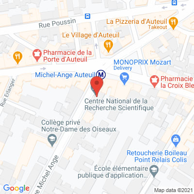 Map - CNRS DELEGATION REGIONALE CÔTE D'AZUR