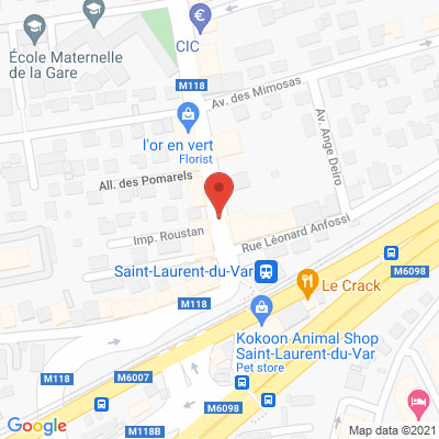 Map - AXXIS Intérim et Recrutement NICE