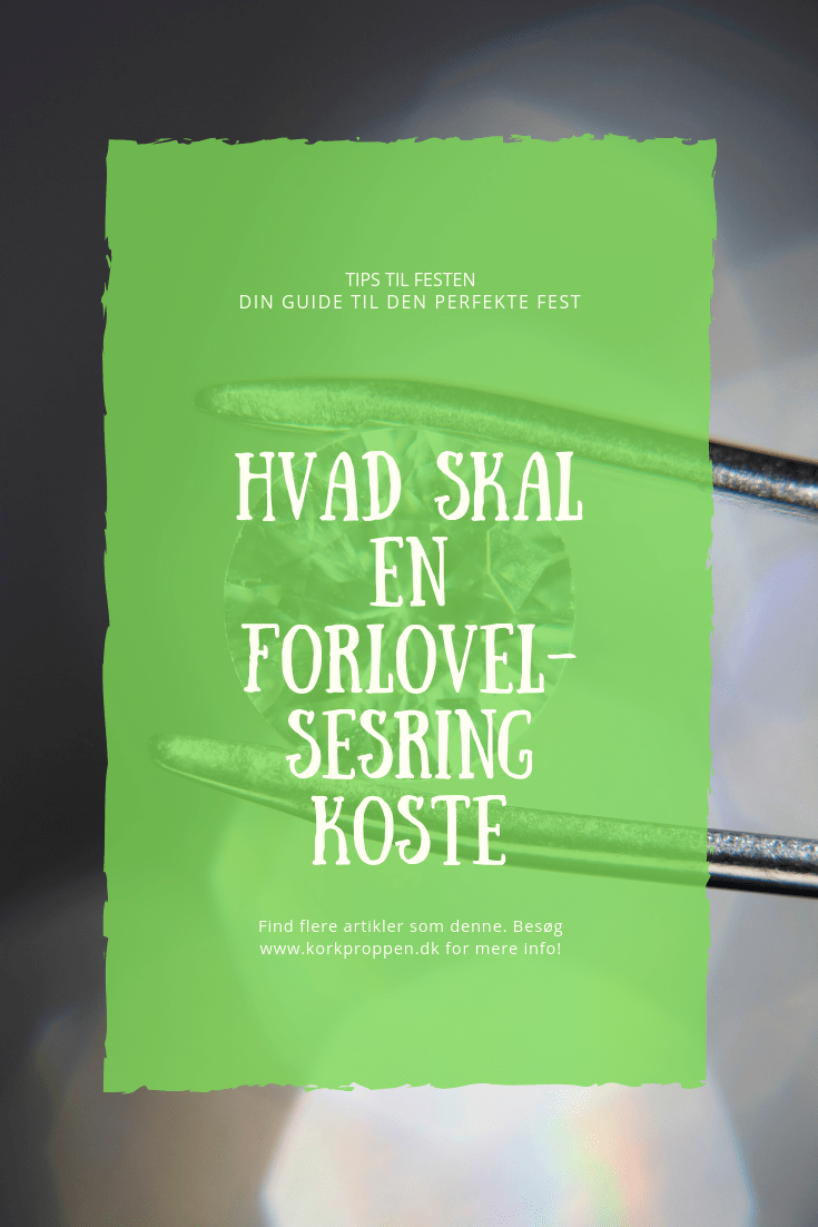 Hvad skal en forlovelsesring koste?