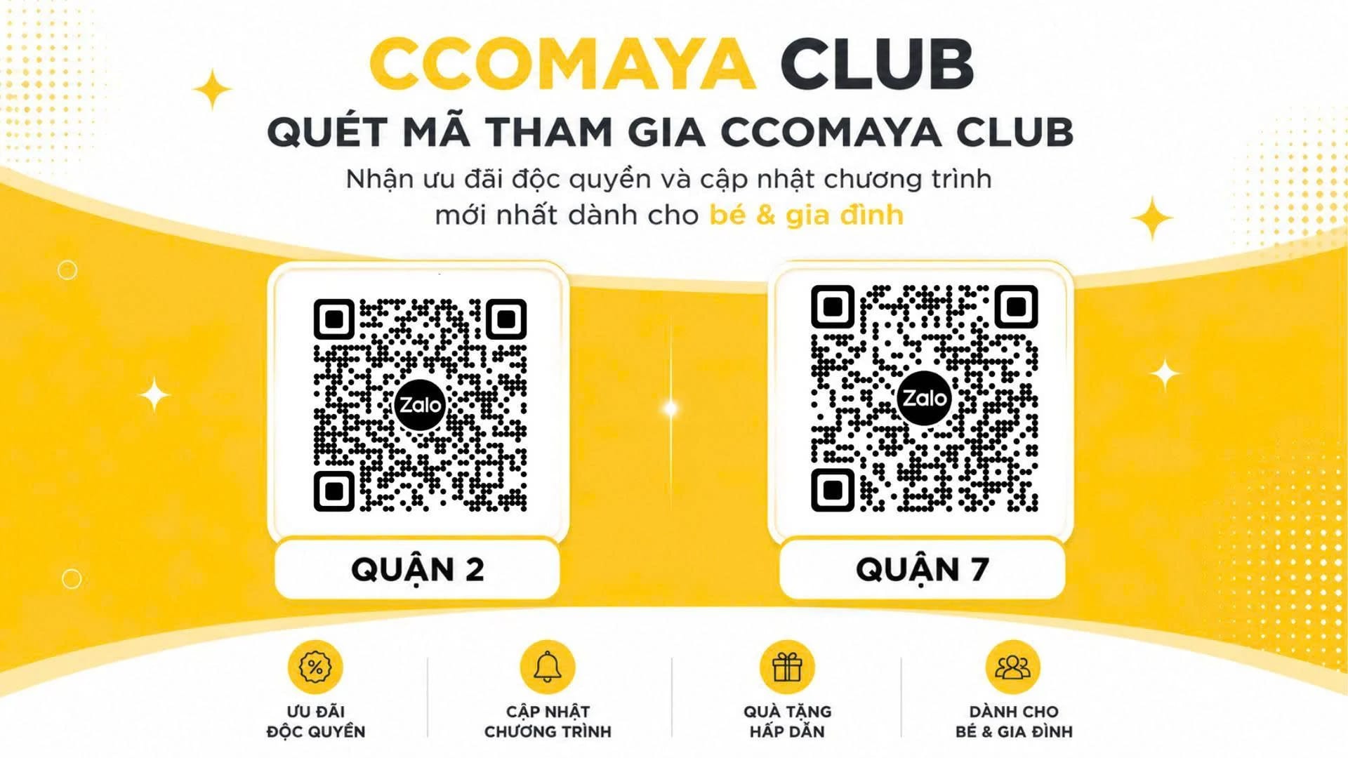 CCOMAYA CLUB — Quét mã tham gia hội nhóm, nhận ưu đãi độc quyền