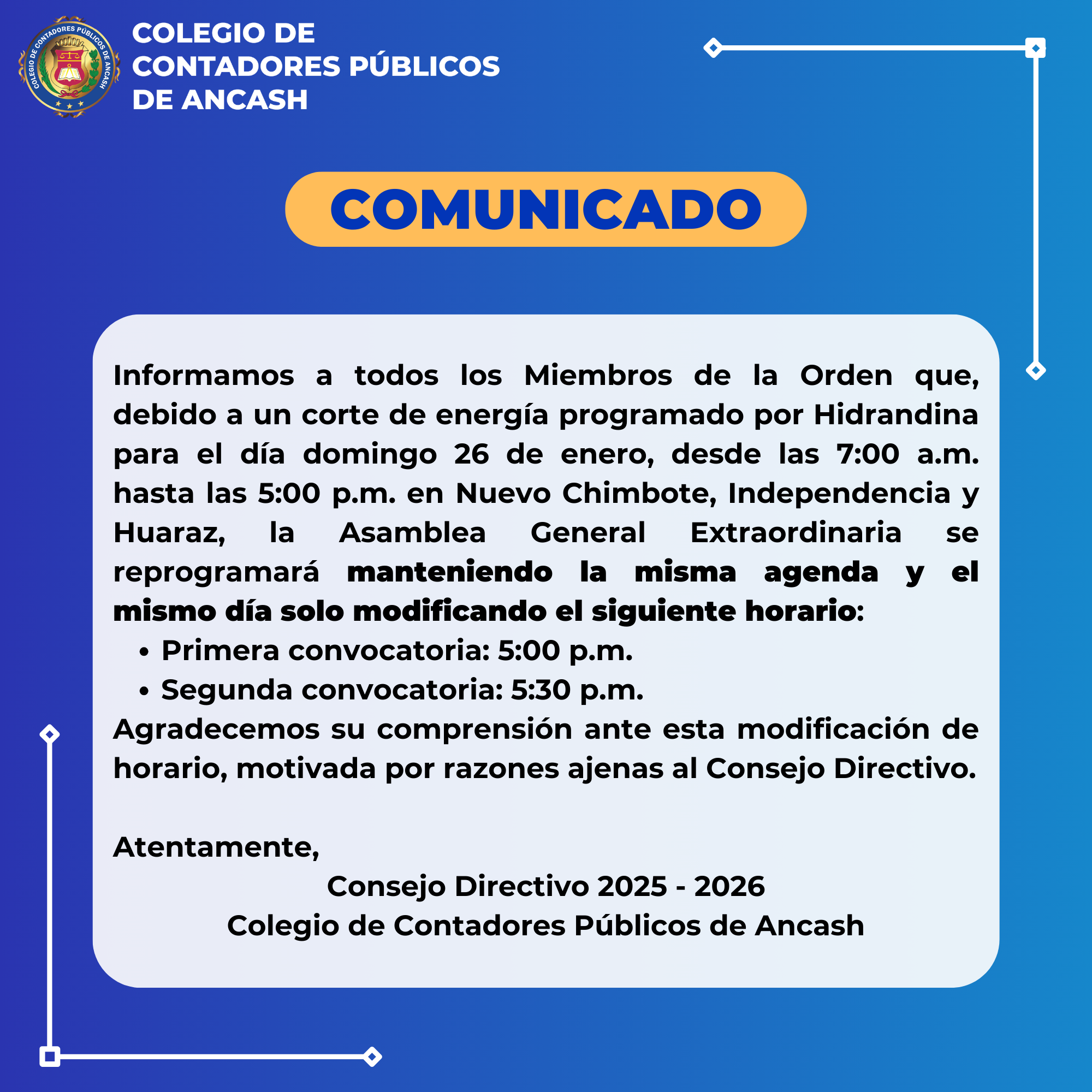 Comunicado 23/01/2025
