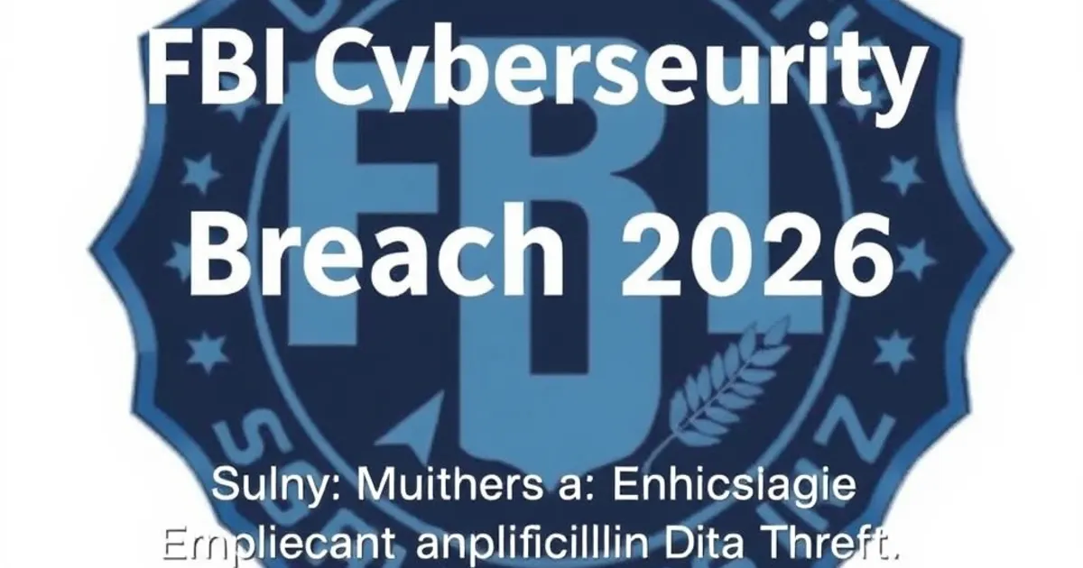 FBI Cybersecurity Breach 2026 FBI Cybersecurity Breach 2026 ShinyHunters