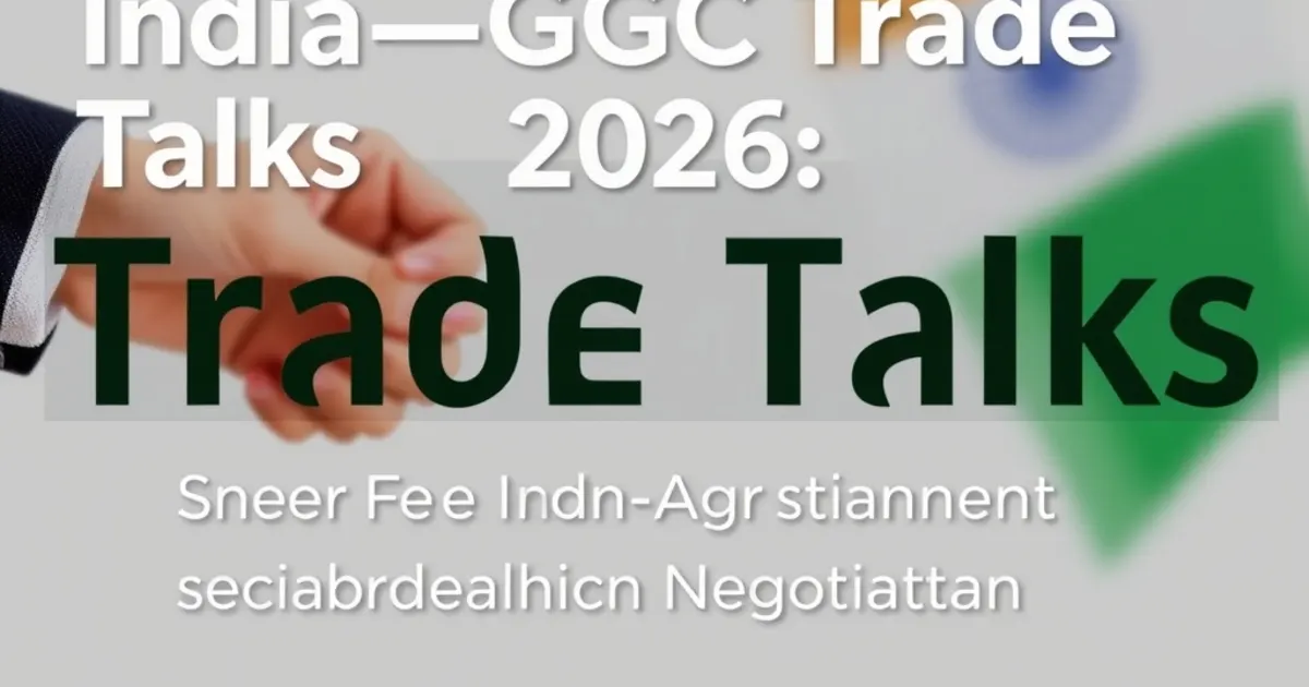 India–GCC Trade Talks 2026 India GCC Trade Talks 2026