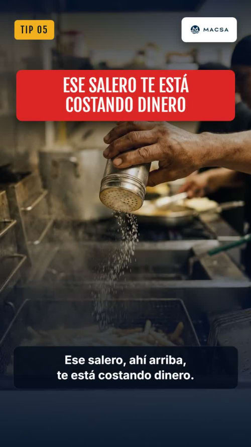 Consejo de cocina: Nunca sales sobre la freidora