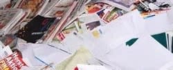 Paper and board waste recycling