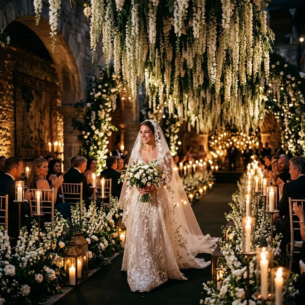 Floral stage design