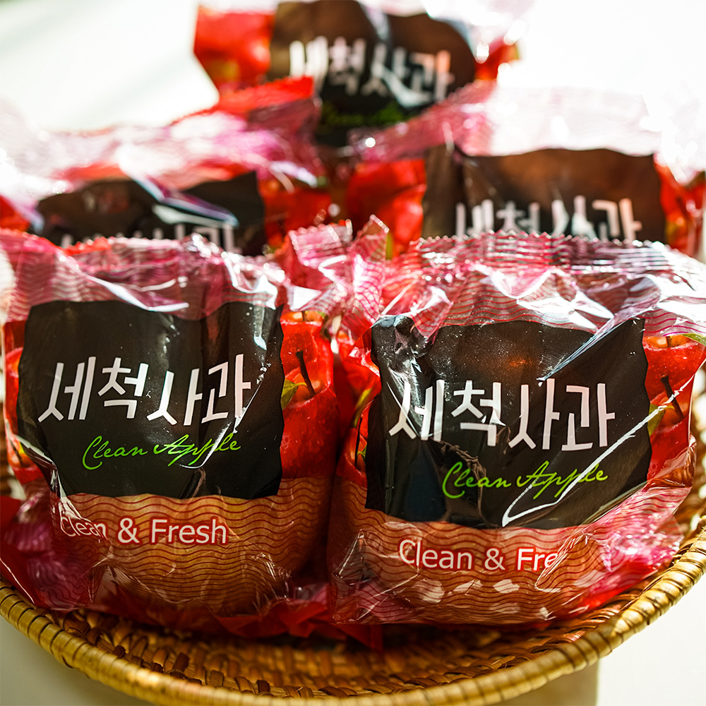 국내산 경북 아삭달콤 세척 부사사과 1kg~5kg
