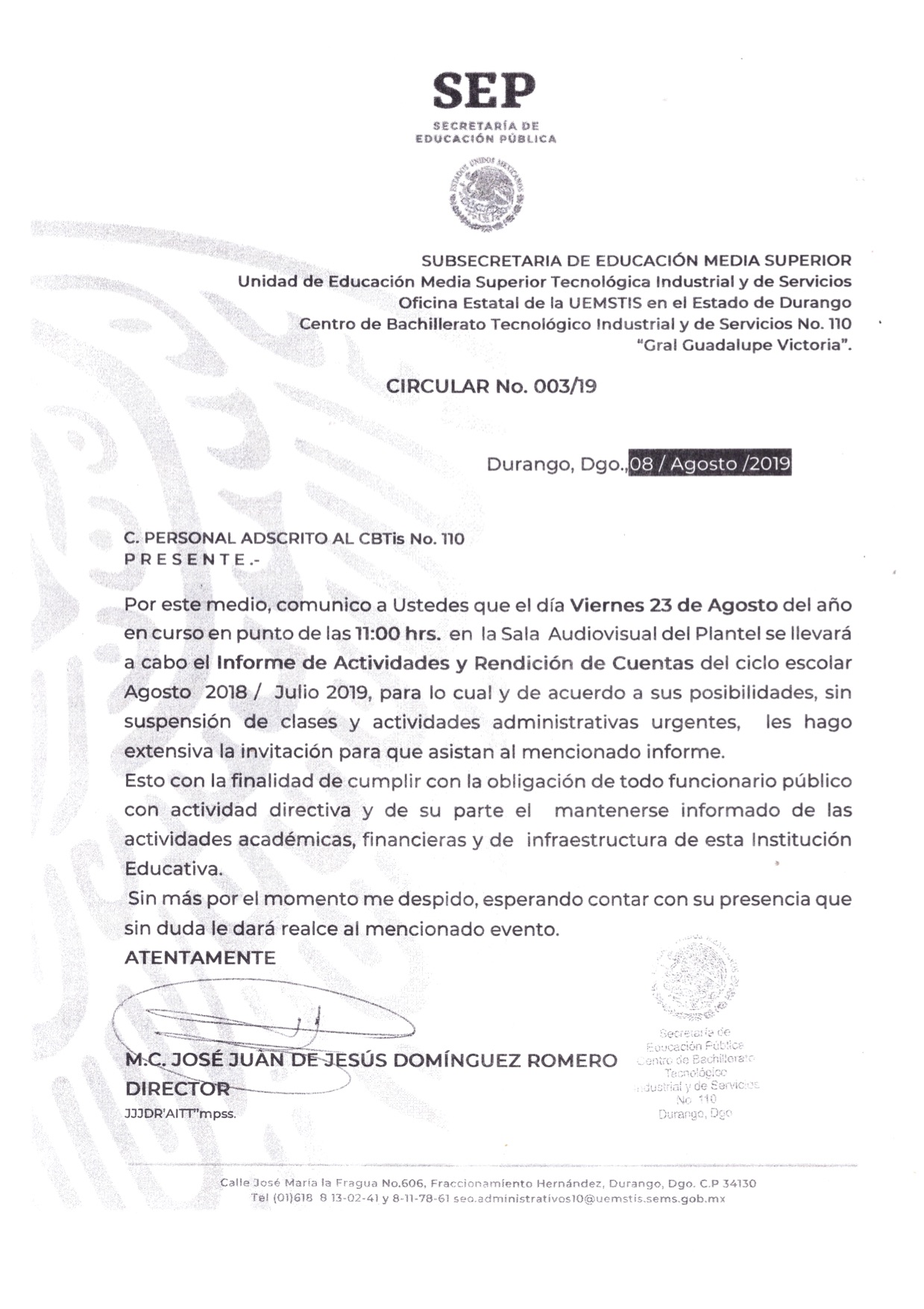 Carta De Aceptacion De Practicas Profesionales Cbtis Kulturaupice