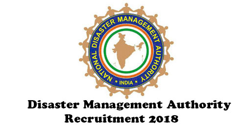 District Disaster Management Authority Recruitment 2018 for Post of Project Coordinator