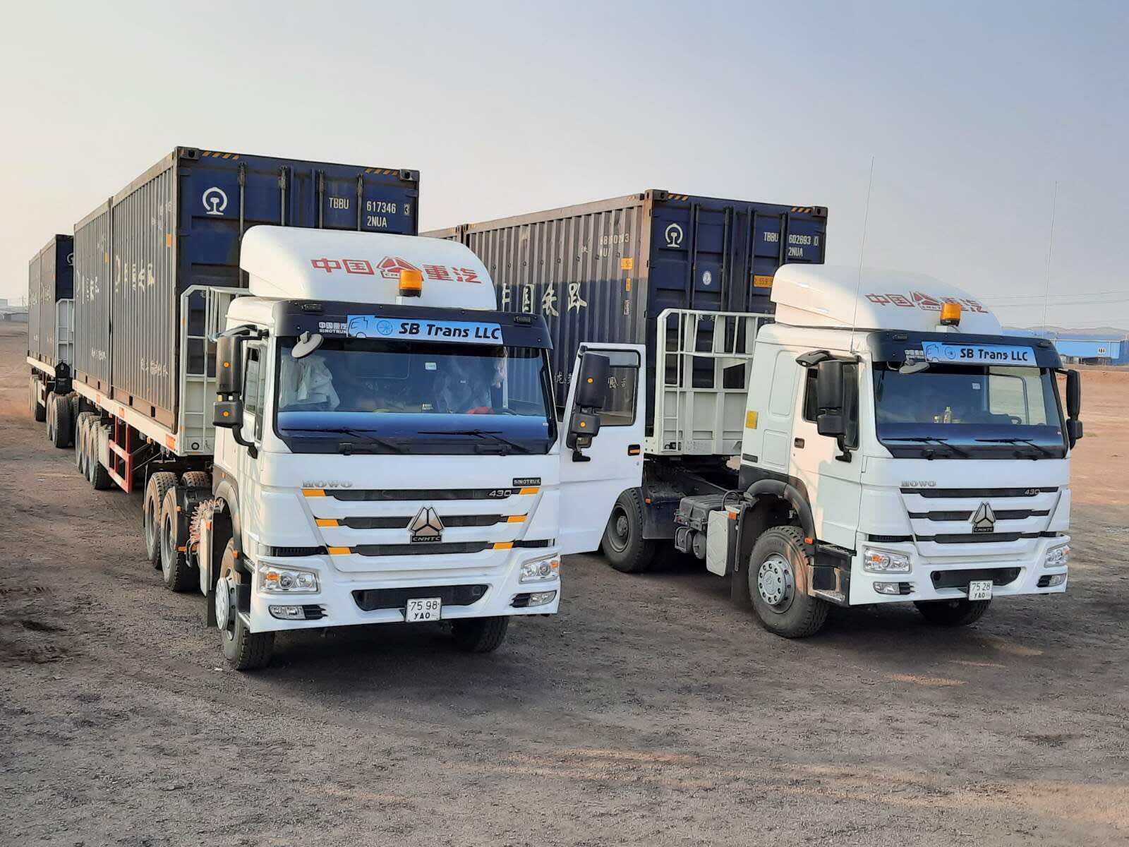 sb trans 2 trucks