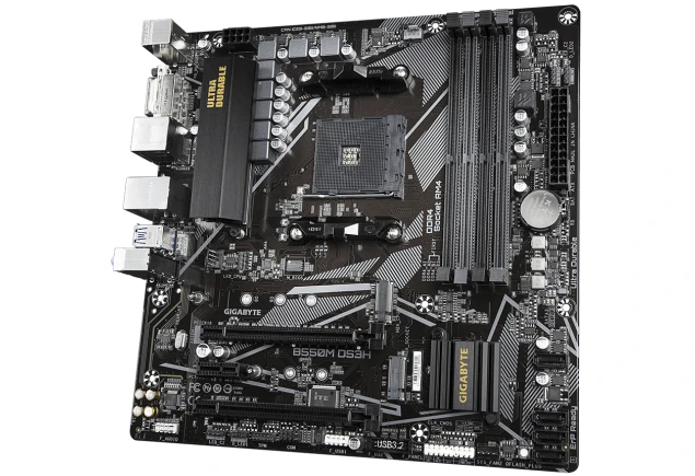 Board Gigabyte B550M DS3H AMD AM4 Chipset B550 PCIe 4.0 mATX Computador Gamer Colombia