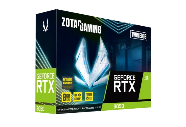 Tarjeta de Video nVidia Geforce RTX 3050 Twin Edge 8GB GDDR6 2560 CUDA Cores Computador Gamer Colombia