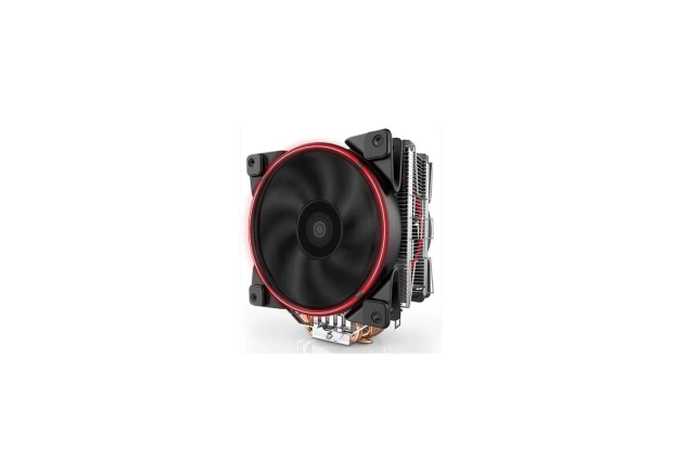 Disipador de Calor para CPU PcCooler GI-X5R Rojo Ventilador 120mm 5 Heat Pipes TDP 160W Computador Gamer Colombia