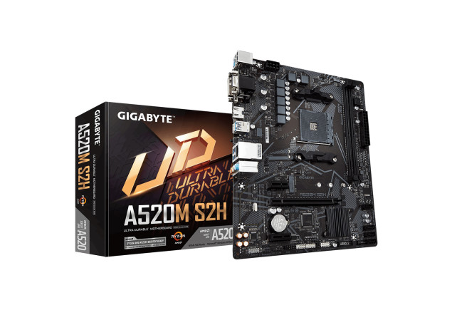 Board Gigabyte A520M S2H AMD AM4 Serie 3000 y 4000 DDR4 micro ATX Computador Gamer Colombia