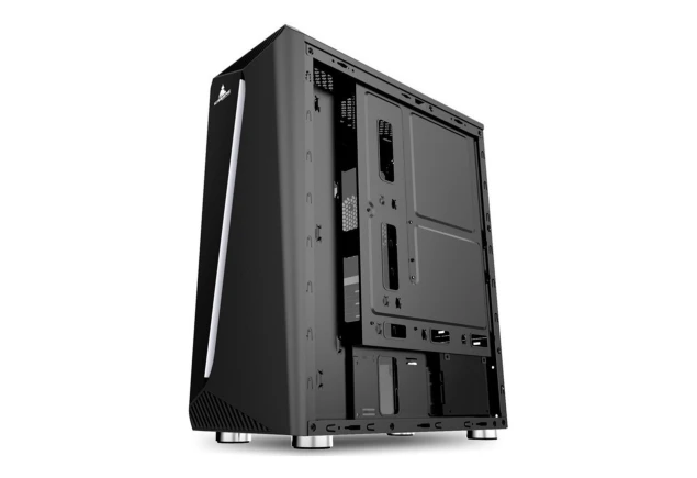 Caja ATX Iceberg Flux Negra Vidrio Templado con Ventilador de 120mm Computador Gamer Colombia