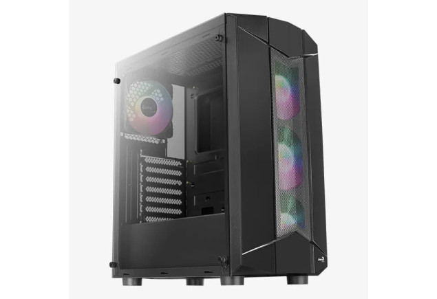 Caja ATX Aerocool Sentinel 4 Ventiladores ARGB Vidrio Templado Gabinete Gamer Computador Gamer Colombia