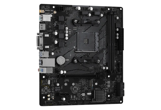 Board ASRock B550M-HDV AM4 AMD B550 PCIe 4.0 mATX  Computador Gamer Colombia