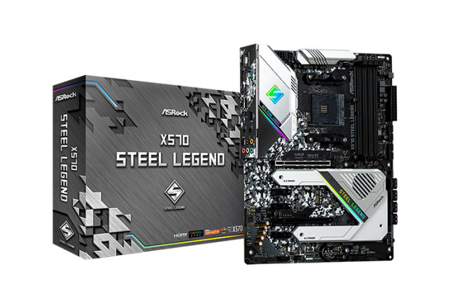 Board Asrock X570 Steel Legend AM4 DDR4 4666+ (OC) PCIe 4 USB Tipo C Computador Gamer Colombia