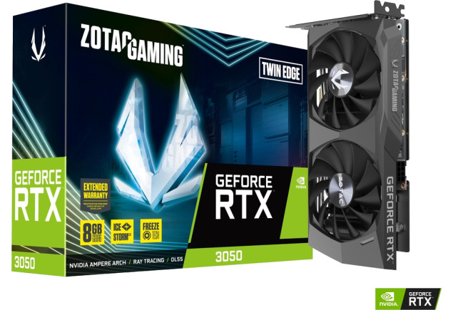 Tarjeta de Video nVidia Geforce RTX 3050 Twin Edge 8GB GDDR6 2560 CUDA Cores Computador Gamer Colombia