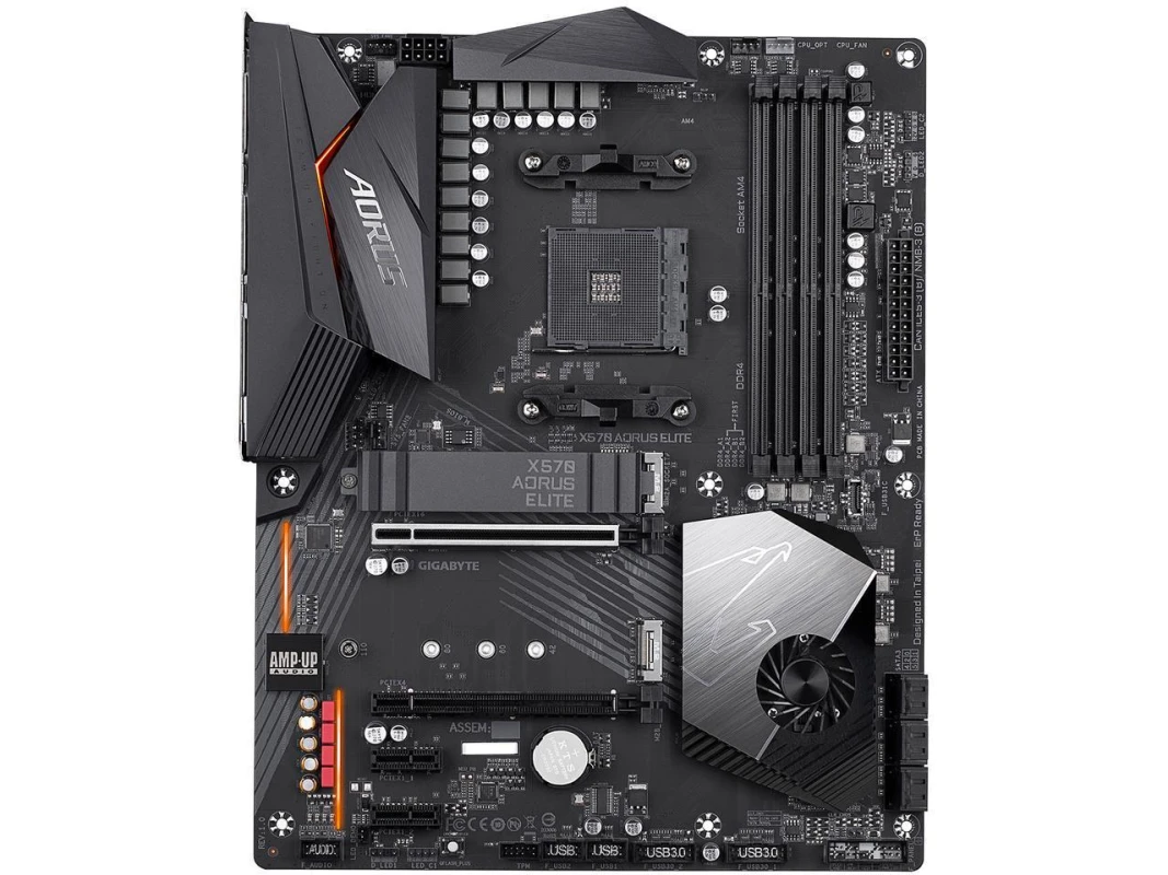 Gigabyte X570 Aorus Elite Am4 Para Amd Ryzen 3000 Pcie 4 0 Computadores Gamer