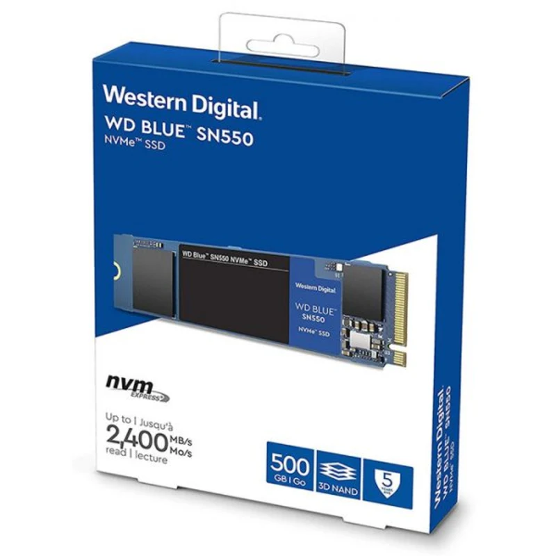 SSD WD Blue SN550 M.2 500GB PCI-Express NVMe 2400 MB/s ...