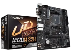   Board Gigabyte A520M S2H AMD AM4 Serie 3000 y 4000 DDR4 micro ATX Colombia