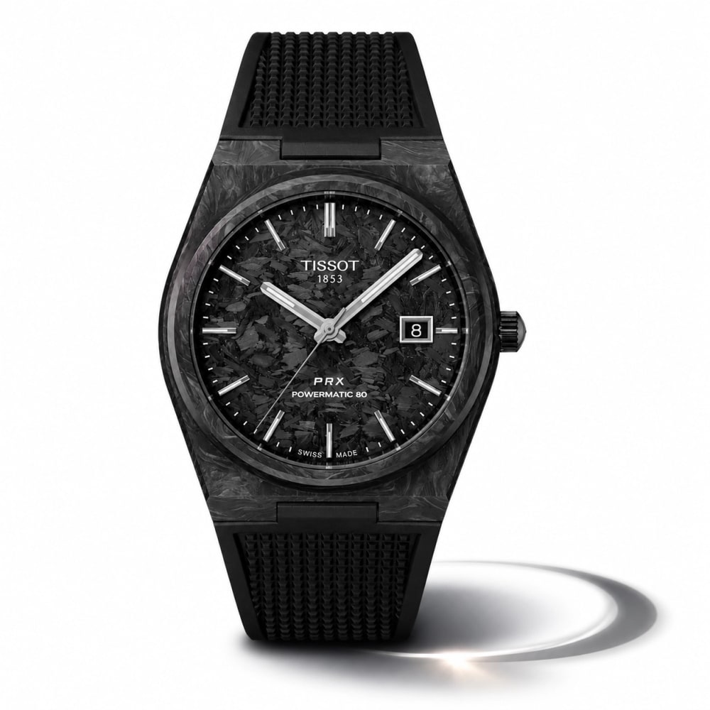 Tissot PRX Powermatic 80 Carbon 40.5mm Men's Watch T137.907.97.201.00 | Official TISSOT Timepiece BD Tissot PRX Powermatic 80 Carbon 40.5mm Men's Watch T137.907.97.201.00 - 100% Original TISSOT Watch Price in Bangladesh - Watch 24 BD