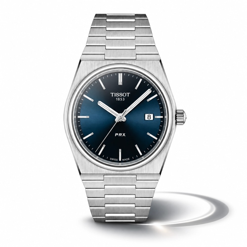 Tissot PRX 40mm Swiss Made Blue Dial Men's Watch T137.410.11.041.00 | Official TISSOT Timepiece BD Tissot PRX 40mm Swiss Made Blue Dial Men's Watch T137.410.11.041.00 - 100% Original TISSOT Watch Price in Bangladesh - Watch 24 BD