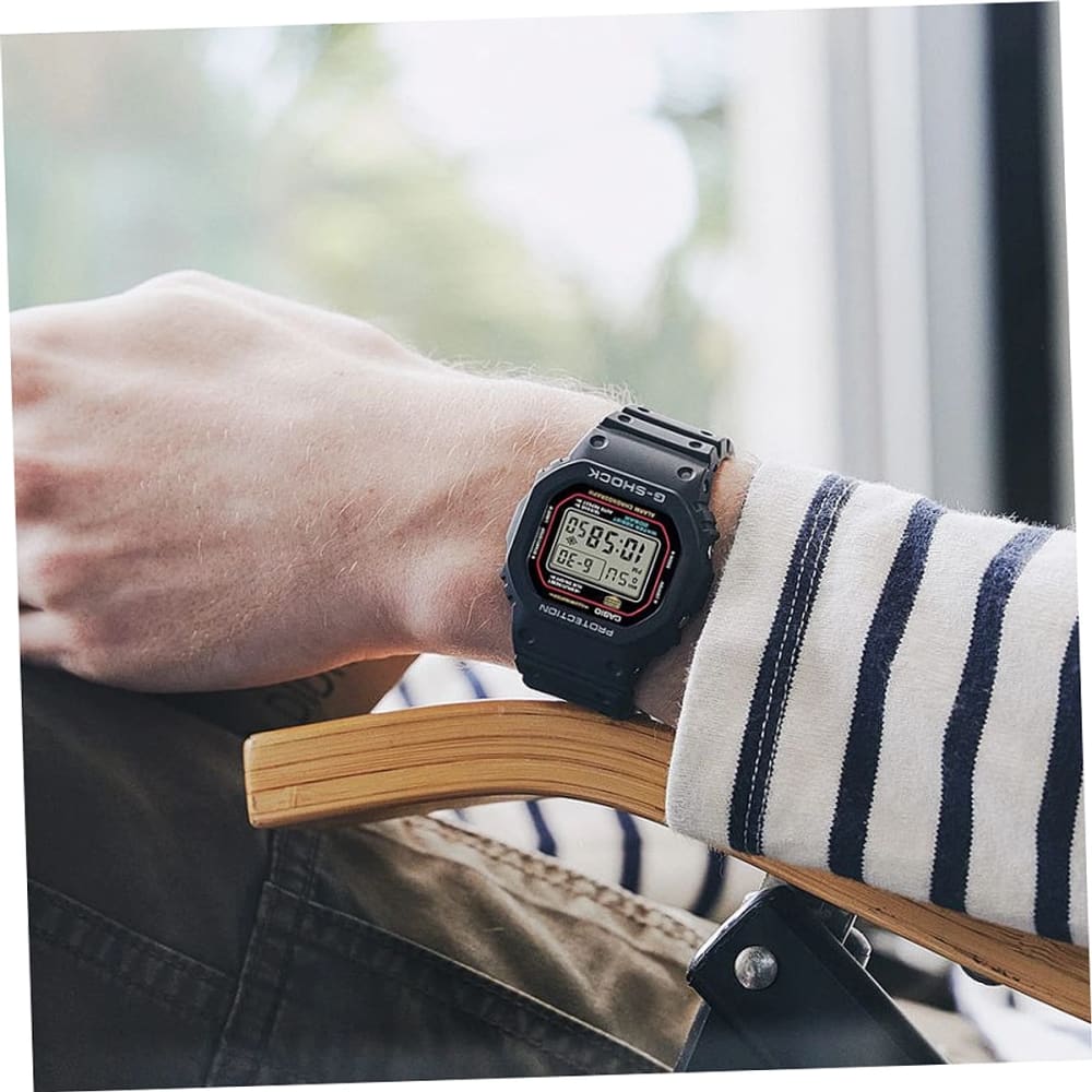 Casio G-Shock Classic Square Digital Black Dial Watch DW-5600RL-1DR Dial Detail - Watch 24 BD Casio G-Shock Classic Square Digital Black Dial Watch DW-5600RL-1DR Dial & Case Finish - Authentic Casio Watch Bangladesh