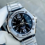 Casio Youth Men's Analog Stainless Steel Watch MWA-100HD-1AV Dial & Case Finish - Authentic Casio Watch Bangladesh