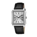 Casio Enticer Men's Silver Dial Leather Watch MTP-B190L-7BVDF - 100% Original Casio Watch Price in Bangladesh - Watch 24 BD