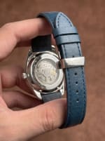 Citizen Collection Silver Leaf Lacquer Dial Blue Men's Automatic Watch NB1060-12L Bracelet, Clasp & Caseback - Watch 24 BD